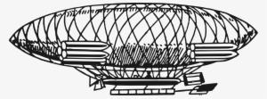 Transportation Airship Blimp Zeppelin - Airship Clipart #877207