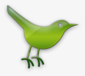 Twitter Bird Logo Png - Green Bird Icon #877658