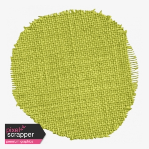 Green Burlap Circle - Circle #878149