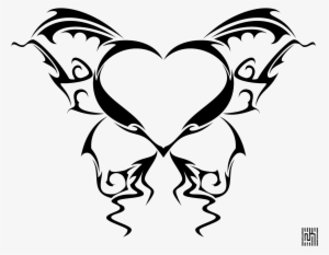 Heart Tattoos Png Image - Heart Tattoo Designs Png #878468