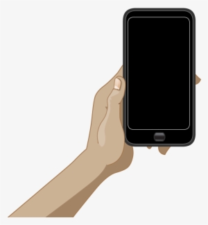 Download Mobile Cell Phone In Hand Png Transparent - Iphone #879158