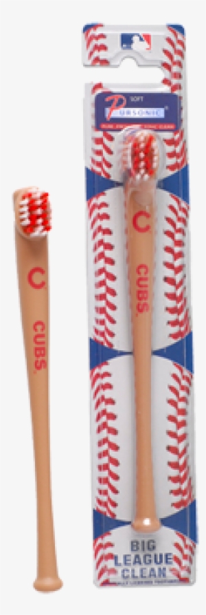 Pursonic Mlb Team Toothbrush, Chicago Cubs - Mlb Pursonic Baseball Bat Toothbrush #879308