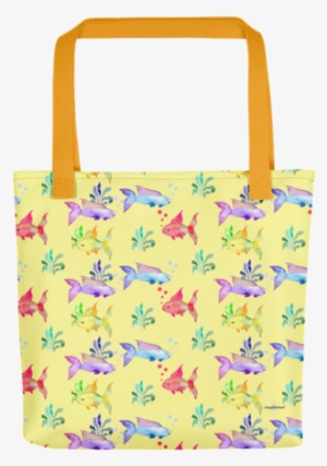 Watercolor Fish - Tote Bag #879524
