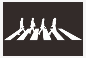 The Beatles Ar Logo Vector - Beatles Walking Abbey Road Vinyl 8 Wide Color White #879605 The Beatles Ar Logo Vector - Beatles Walking Abbey Road Vinyl 8 Wide Color White #879605