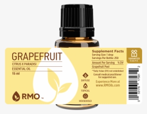 Grapefruit, Pink Essential Oil Label - Essential Oils Nerve Regeneration #879914
