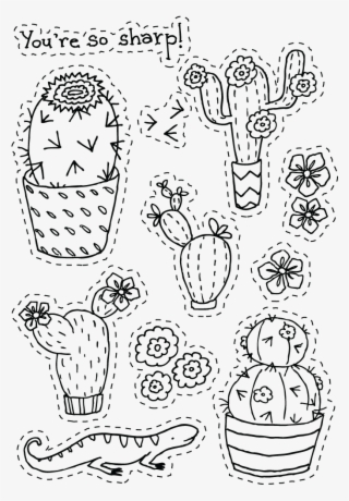 Cacti Cacti - Line Art #8700027