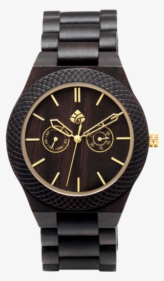 Leafwood, Juglan Nut Gold, Sandalwood Mens Wood Wrist - Les Montre Pour Homme #8701202