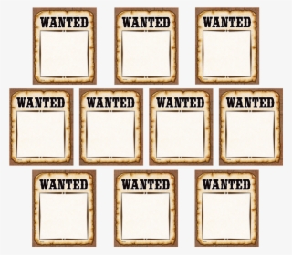 Wanted Western Png - Wanted Posters Png #8701884