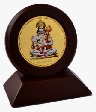 Car Hanumanji Round Meenakari - Trophy #8701922