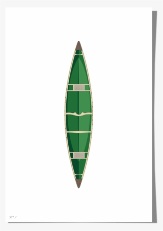 Canoe Art Print Roo Kee Roo - Emblem #8702257