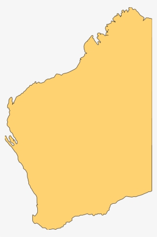 Blank Map Of Western Australia - Shark Bay On A Map #8702290