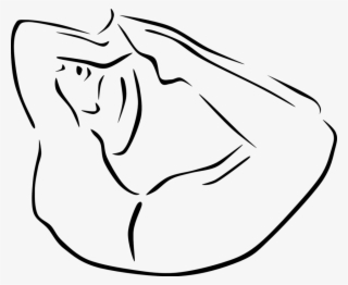 Freeuse Public Domain Clip Art Image Stylized Id - Yoga Line Art Png #8703702