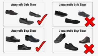 Boots And Trainer Style Shoes Are Unacceptable, As - Outdoor Shoe #8703822