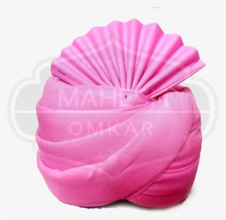 Pink Color Plain Turban - Tissue Paper #8704290