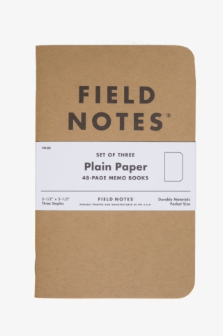Get The 3 Pack Notebooks Plain In Natural Online - Field Notes #8704550