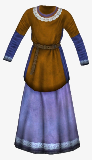 Girl's Yellow Dress - Skyrim Child Dress #8704594