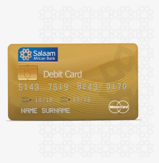 Salaam African Bank Master Card - Debit Card #8704620