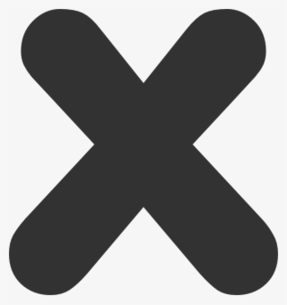 Black X Clip Art At Clker - Icono X #8704731