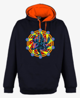 "glow " Navy & Neon Orange - Green And Purple Hoodie #8704833 "glow " Navy & Neon Orange - Green And Purple Hoodie #8704833