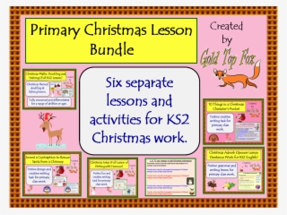 Christmas Story Worksheet Ks2 With Primary Lesson Bundle - English Christmas Class #8705639