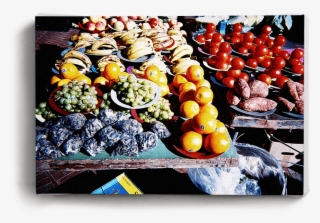 Canvas Print Mixed Fruit - Clementine #8706784