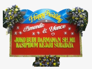 Elora Florist Toko Bunga Papan Happy Wedding Di Malang - Wallflower #8708363