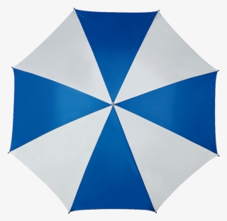Umbrella, Golf, Blue/white - Umbrella From Top #8708763
