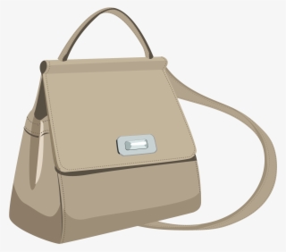 Bag Ladies Khaki Strap Png And Vector Image - Handbag #8709365