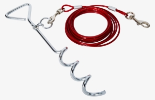 Bud'z Dog Metal Stake And 15′ Calbe - Chain #8710056