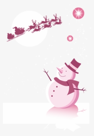 Snowman Parade Claus Mrs - Pink Snowman #8711612