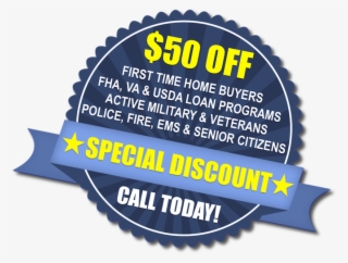 Home Inspection Discount Offer - Label #8713426