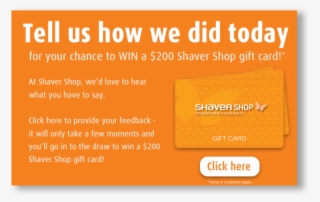 Feedback Offers - Shaver Shop #8713669