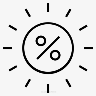 Discount Offer Coloring Page - Circle #8713993