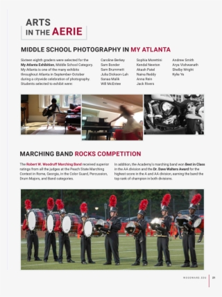 Arts In The Aerie Middle School Photography In My Atlanta - Marching Band #8714201