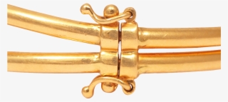 Floral Design Kada With Pearl - Brass #8714922