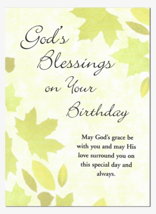 God's Blessings For A Happy Birthday - Birthday Cards #8715158
