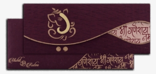 Hindu Wedding Cards - Plywood #8715742