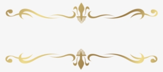 Free Png Download Transparent Deco Border Elenets Clipart - Decorative Transparent Background Line Png #8717885