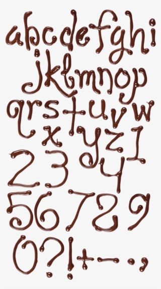 Chocolate Sweet Font - Chocolate Font #8717888