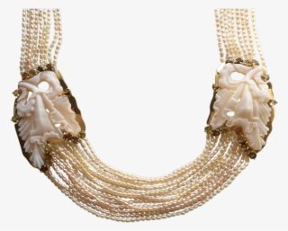 Rainforest Inspired Cameo Jewelry - Necklace #8718165