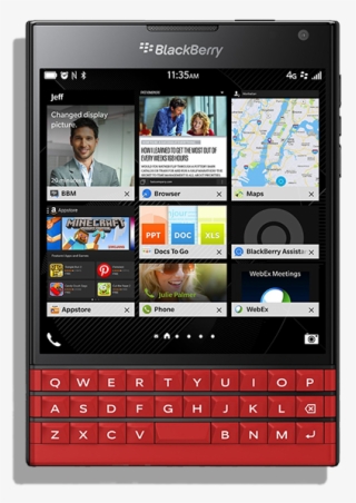 Red Passport - Blackberry Passport Silver #8718166