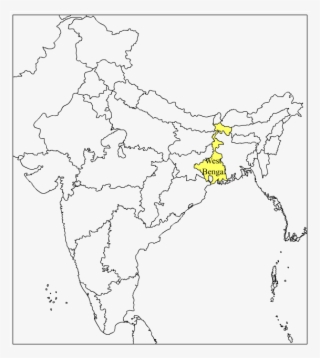 India Political Map Outline - Free Transparent PNG Download - PNGkey