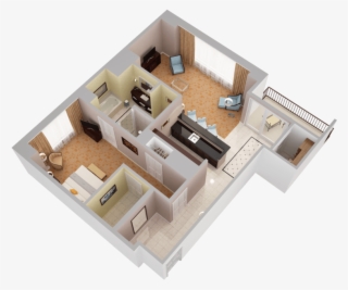 Waldorf Suite - View - Floor Plan #8719620