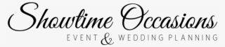 Showcase Occasions Logo Black - Bowtique #8720208