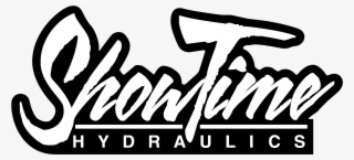 Showtime Hydraulics Logo Black And White - Showtime #8720753