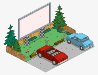 Tapped Out Drive-in Theater - Illustration #8720810