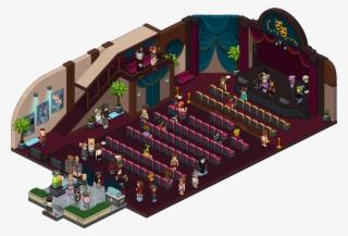 Theater - Habbo Public Room Background #8720836