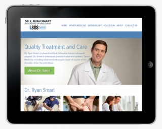 Medical Doctor Web Design Ipad Landscape - Zahnarzt Dr Häußler Adelsheim #8722647