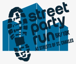 Street Party Run - Graphic Design #8723212