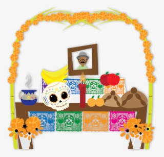 Dulce's Day Of The Dead Messages Sticker-7 - Day Of The Dead Frame Png #8723654